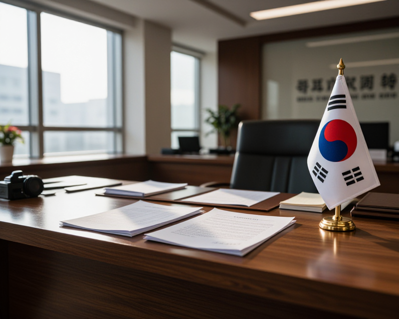 South Korean Government Office Atmosphere
