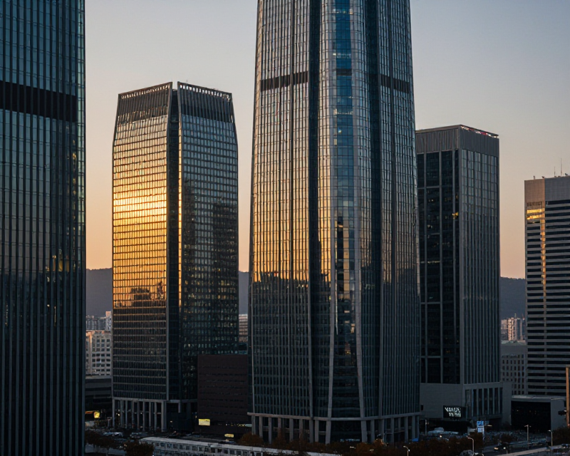 Financial District at Dusk