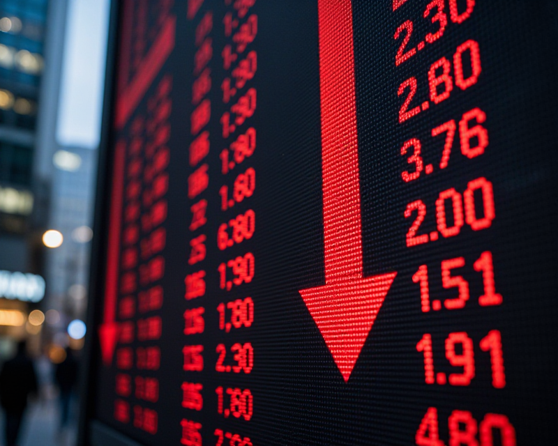 Stock Market Decline Visual