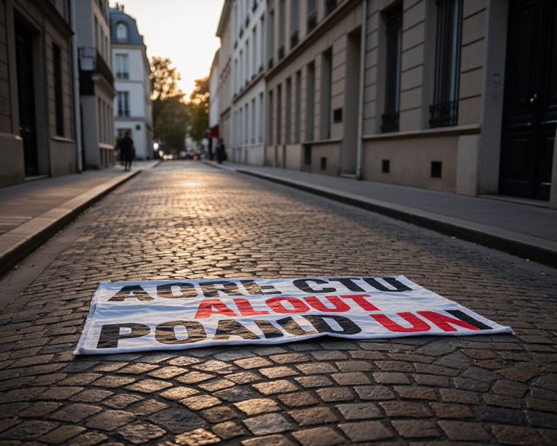 Symbolic representation of generational tension in France
