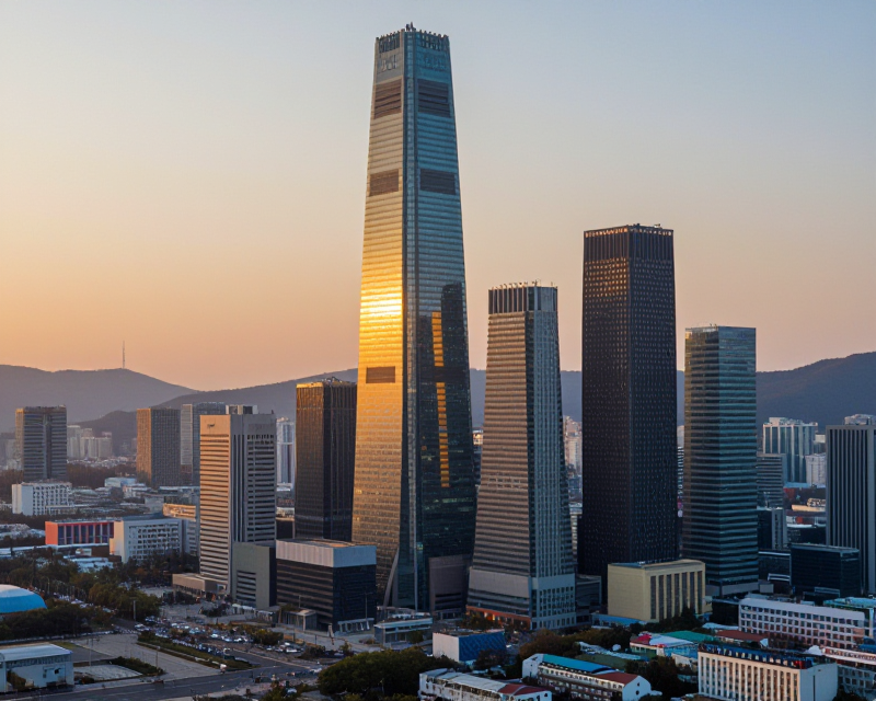 Seoul Economic Prosperity Concept