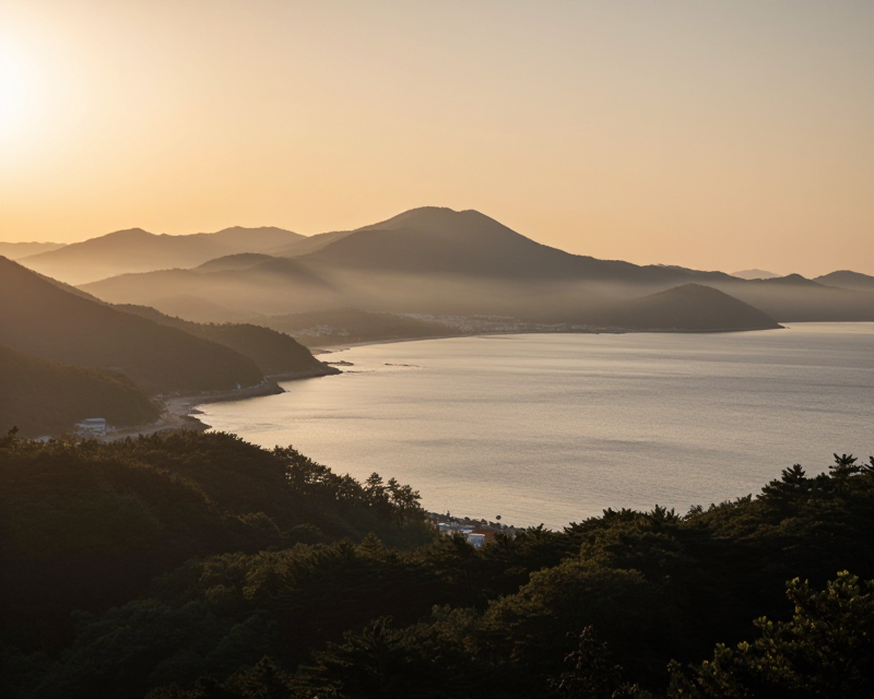 Peaceful Korean Peninsula Landscape