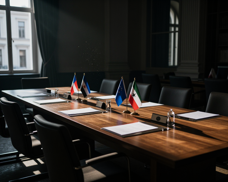 Diplomatic Tension Atmosphere