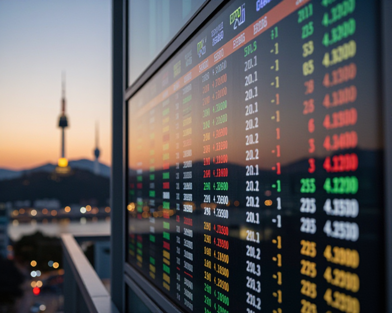 Stock Market Trends in Seoul