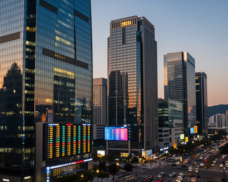 Financial District Dusk