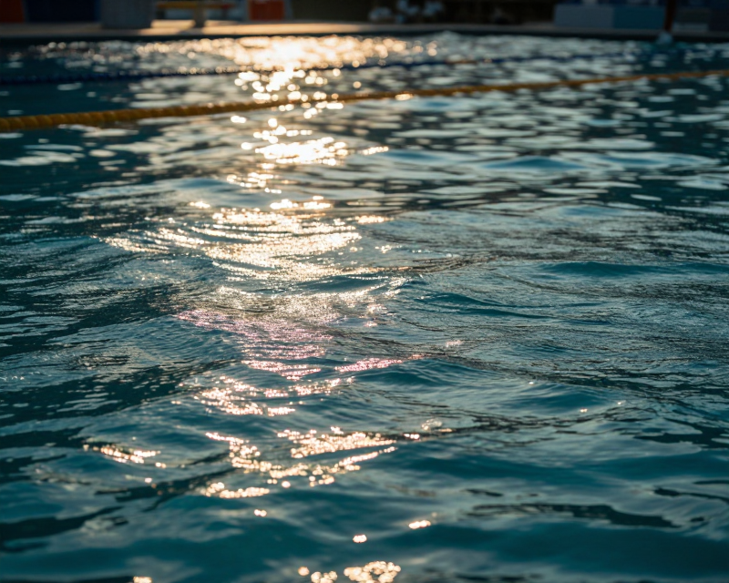 Sunlit Swimming Pool