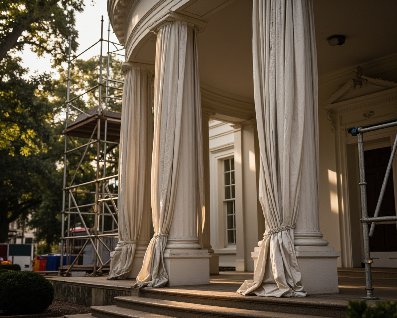 White House Column Renovation