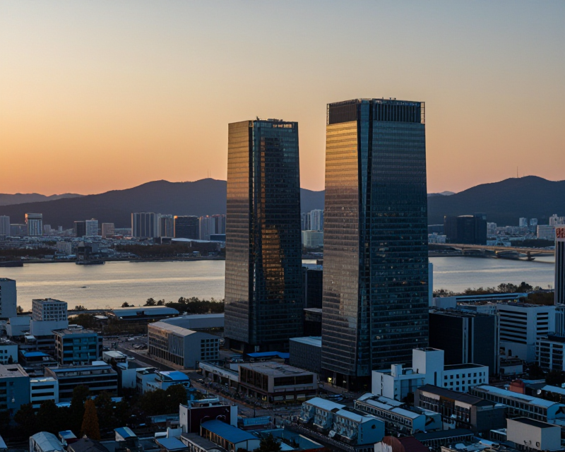 Dawn in Seoul