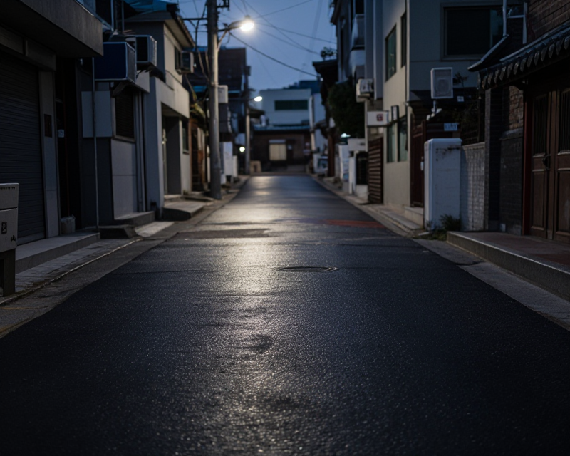 Melancholic Seoul Urban Twilight